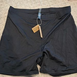 Skims bikini / swim cover up black shorts